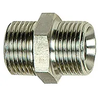Riegler Doppelgewindenippel, G 1/4 a., G 1/2 a., SW