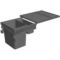 ninka Mülltrennsystem Set eins2fünf 1 Fach 450/NL 400 mm  Grau