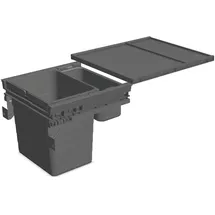 ninka Mülltrennsystem Set eins2fünf 1 Fach 450/NL 400 mm  Grau