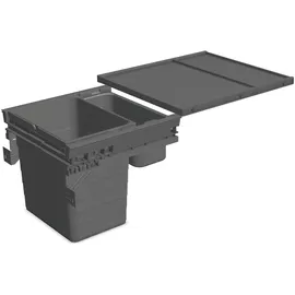ninka Mülltrennsystem Set eins2fünf 1 Fach 450/NL 400 mm  Grau