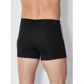 SCHIESSER 95/5 Shorts streifen schwarz S 3er Pack