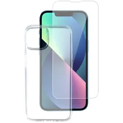 4smarts 360° Starter Set - Hintere Abdeckung für Mobiltelefon - Temperglas, fett