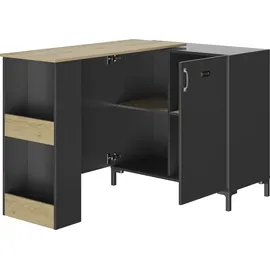 Gami Bartisch Manchester 94 x 93 x 45 cm Schwarz