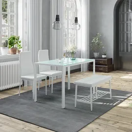 Vicco Sitzbank Grand Weiß 85 x 46,5 cm