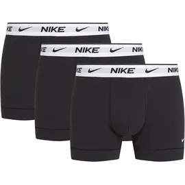 Nike Everyday Cotton Stretch Trunks black/white/white XS 3er Pack