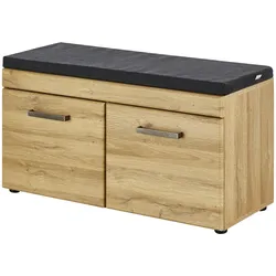 Garderobenbank Cochem - holzfarben - 92,8 cm - 47 cm - cm 38,0 - Sconto