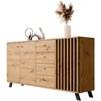 Newroom Sideboard Wildeiche Sideboard Modern Vintage - 160x85x40 cm