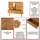 MCW Teak-Waschbeckenunterschrank MCW-M73, Waschtisch Schrank, hochwertiges B-Grade-Teak (Kernholz, 20-30 Jahre), 87x81x56cm