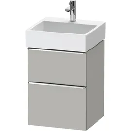 Duravit Waschtischunterschrank 2 Auszüge 48,4 x 62,5 x 44,2 cm Betongrau Matt