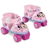 MONDO Toys - Minnie Disney verstellbare Rollschuhe für Kinder - verstellbare Größe 22 bis 29 - komplettes Set aus transparenter Tasche, Ellbogenschützer und Knieschützer - 28701