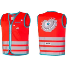 Wowow Sicherheitsweste Crazy Monster Jacket für Kinder Größe XS rot