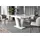 altdecor INEY 120-160 x 90 x 75 cm hochglanz weiß