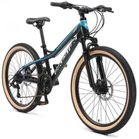 Bikestar MTB 24 Zoll RH 31 cm schwarz/blau