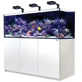 Red Sea REEFER 750 Deluxe (G2 - Modelljahr 2022) 3 x ReefLed 160 Meerwasseraquarium mit Unterschrank weiß