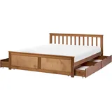 Beliani Olendon 140 x 200 cm Braun