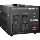 Anbull DT- 2000W Spannungswandler Ringkern-Transformator 230V⇋110V