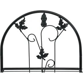 vidaXL Pflanzenregal 52 x 28 x 128 cm Schwarz