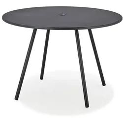 Tisch Area Cane-line Aluminium Lava grau, Designer Hee Welling, Gudmundur Ludvik, 73 cm