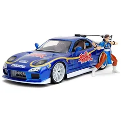 Jada Street Fighter Chun-Li 1:24 Mazda RX7              253255062