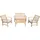 Happy Garden Goa Set 4-tlg. Beige