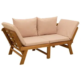 vidaXL 3-in-1 Gartenbank 3-in-1 110 x 60 x 85 cm Beige