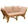 vidaXL 3-in-1 Gartenbank 3-in-1 110 x 60 x 85 cm Beige