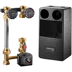 Oventrop Regumat Kessel-Anbindesystem 1357273 DN 25, Grundfos ALPHA 2 25-60, mit Pumpenkugelhahn