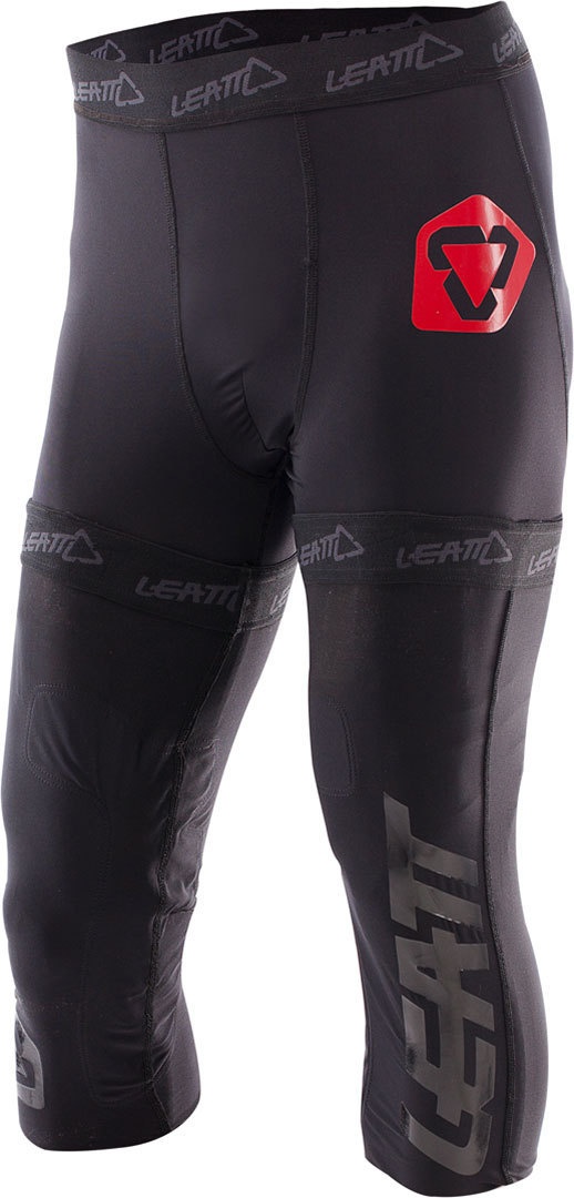 Leatt Knee Brace Shorts, schwarz-rot, Größe XS S für Männer