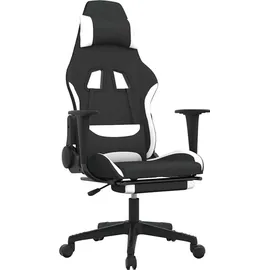 vidaXL Falix Gaming-Stuhl Schwarz/Weiß