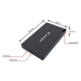 Verbatim Metal Mini SSD 1 TB USB-C 3.2 schwarz 32031