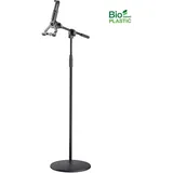 K&M Tablet-PC-Stativ mit Schwenkarm für 10"-16" Schwarz