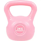 SPRINGOS Kettlebell Kugelhantel 2 kg Rosa Schwunghantel für Frauen Gewichtheben Sportgerät Fitness Gewicht Training Muskelaufbau Krafttraining