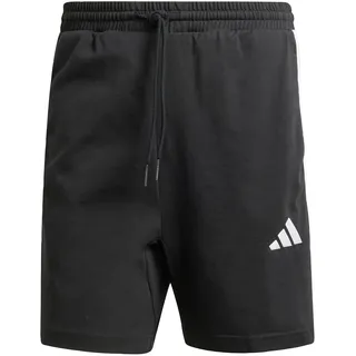 adidas Essentials 3-Streifen Single Jersey 7 ́ ́ Kurze Hose Black / White L