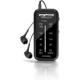 Kleines tragbares Radio, J-985 AM/FM-Taschenradio mit Kopfhörern, batteriebetriebenes Radio mit Stereoanlage, Mini-AAA-Empfängerradio zum