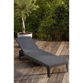 KETER Jaipur Sonnenliege 187 x 58 x 29 cm graphitgrau