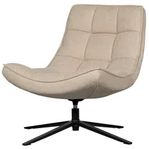 Woood Drehsessel Maudi Webstoff 74 x 84 x 86 cm Beige