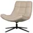 Woood Drehsessel Maudi Webstoff 74 x 84 x 86 cm Beige