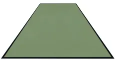 Schmutzfangmatte Colorstar, kaktusgrün, waschbar, glatter Rücken 7460115180150-C56 , Maße (B x T): 115 x 180 cm