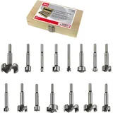 DEMA Forstnerbohrer Set 15tlg. im Holzkasten
