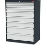 STIER Schubladenschrank mit 8 Schubladen BxTxH 900x575x1220 mm