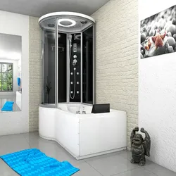 Whirlpool Wanne Duschtempel Dusche Duschkabine K55-R31-WP 100x170 cm ohne 2K Scheiben Versiegelung