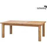 Esstisch Lanciano 160 bis 250 × 90 cm Eiche - Ausziehbarer Massivholztisch, geölt, klassisches Design - Naturbelassen