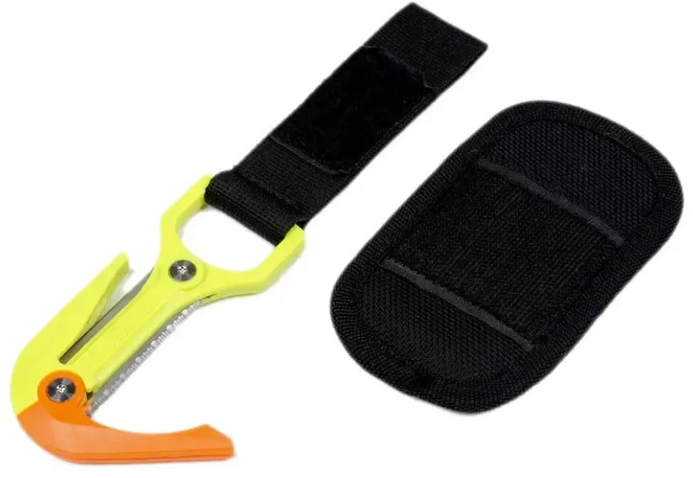 Best Divers Multi Cut Notfall-schneidwerkzeug - Yellow - One Size