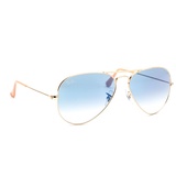Ray Ban Aviator Large Metal RB3025 001/3F 62-14 polished gold/light blue gradient