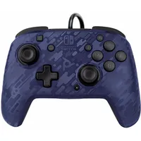 PDP Faceoff Deluxe + Audio Controller Blau Nintendo Switch