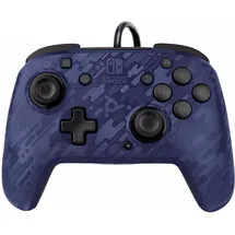 PDP Faceoff Deluxe + Audio Controller Blau Nintendo Switch