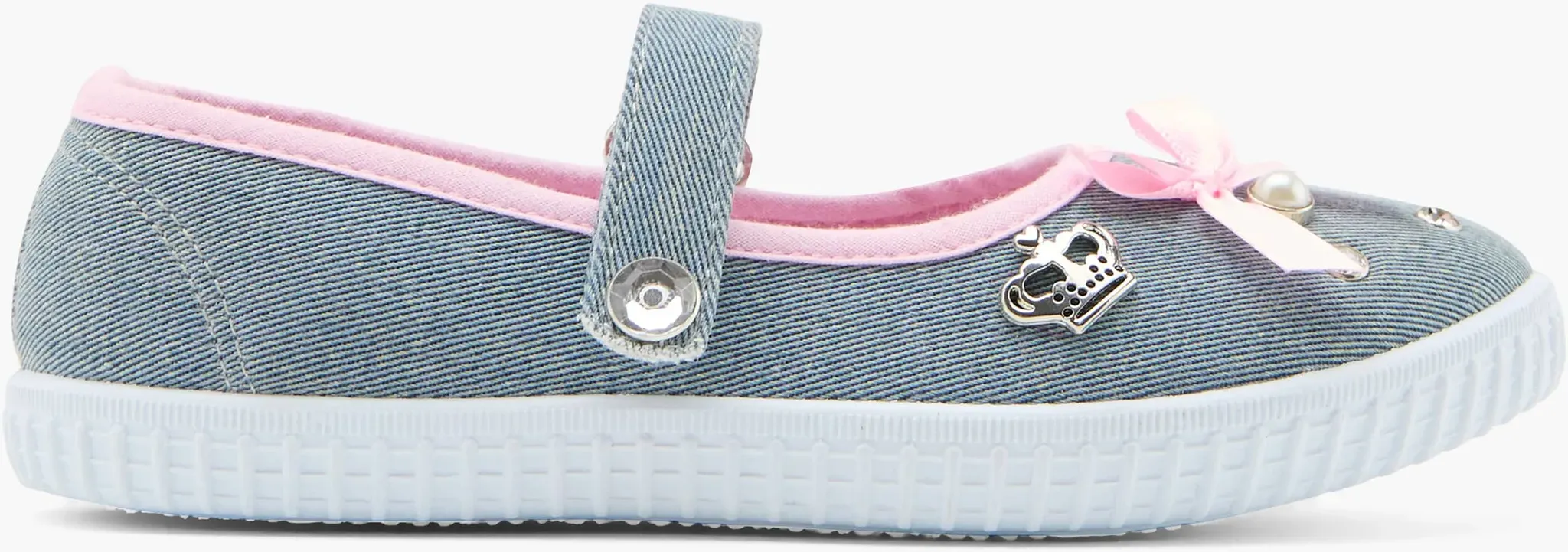 Graceland  Geschlossener Hausschuh Blau, Kinder, Größe: 34, Material: Jeans/Canvas - Graceland  Geschlossener Hausschuh Blau, Kinder, Größe: 34, Material: Jeans/Canvas - woman - Blau