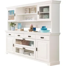 OTTO home Buffet Rügen FSC® zertifiziertes Massivholz 180 x 168 x 40 cm Weiß