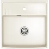 Systemceram Kentro 60 links Einbauspüle Magnolie Handbetätigung 1059,5 x 618 mm