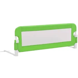 vidaXL Kleinkind-Bettschutzgitter Grün 120x42 cm Polyester